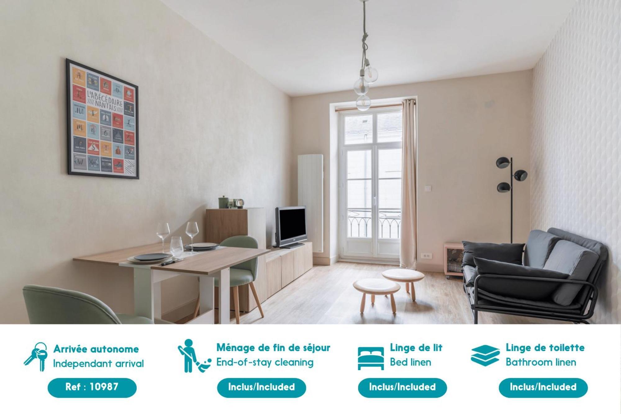 Appartement Confortable Au Coeur De Nantes Ngoại thất bức ảnh